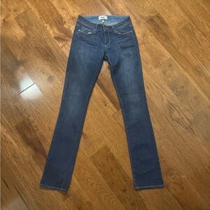 Paige Skyline Straight Denim Jeans Size 24